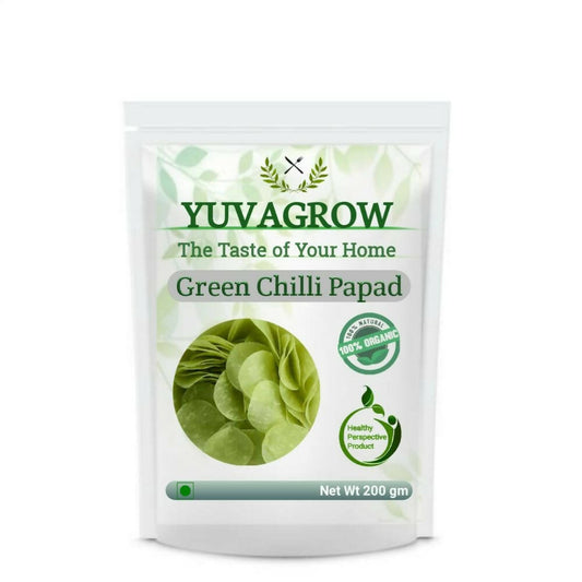 Yuvagrow Green Chilli Papad - YUVAGROW