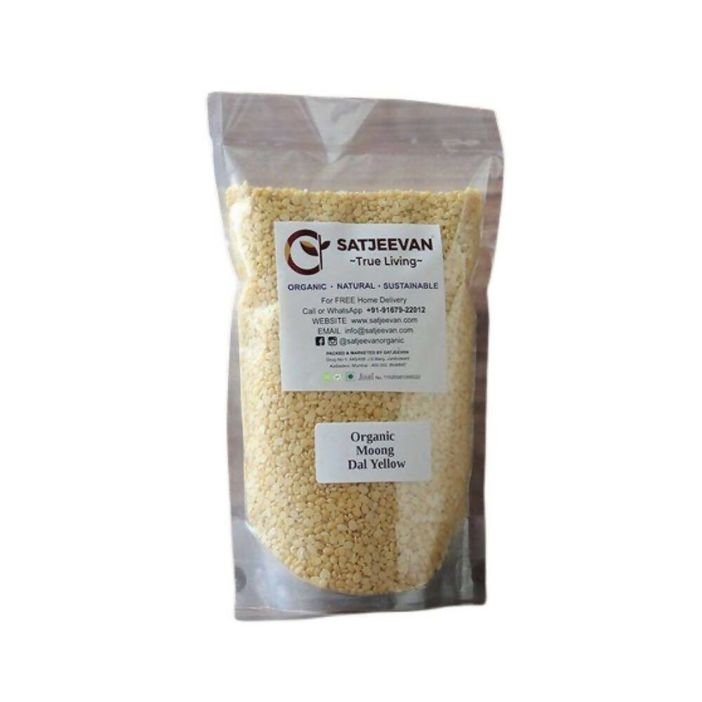 Satjeevan Organic Moong Dal Yellow - Swadesiicart