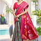 Shree Shyam Fashion Pochampalli Silk Grey Saree