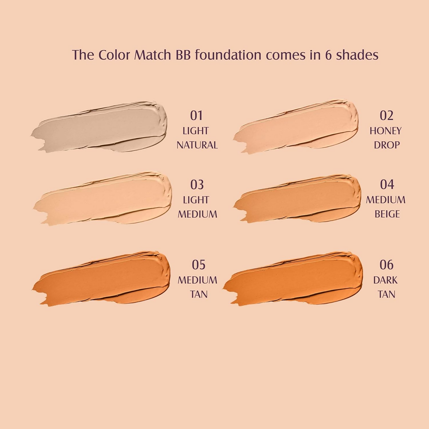 Glam21 Color Match BB Foundation SPF15 - 02 Honey Drop - Swadesiicart