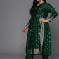 Ahalyaa Women's Traditional wear Kurta Set - Green | Swadesiicart