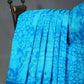 Sky Blue Kalamkaari Print Munga Cotton Saree By Gayathri Reddy Designer Studio | Swadesiicart