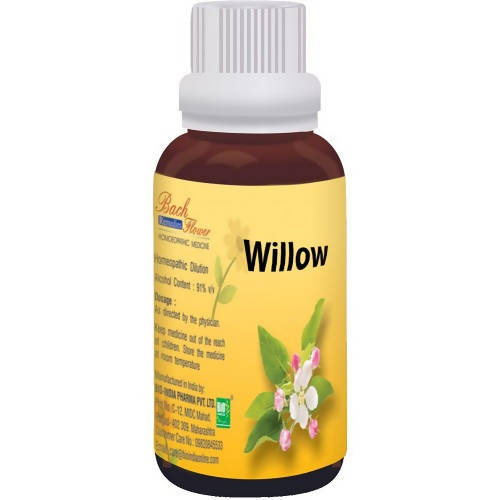 Bio India Homeopathy Bach Flower Willow Dilution | Swadesiicart