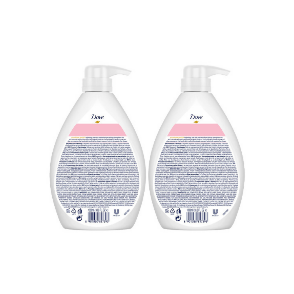 Dove Body Wash- Soothing Rose & Aloe Vera Body - Swadesiicart