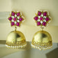 Nuyug 22k Gold-Plated Jhumkas | Swadesiicart