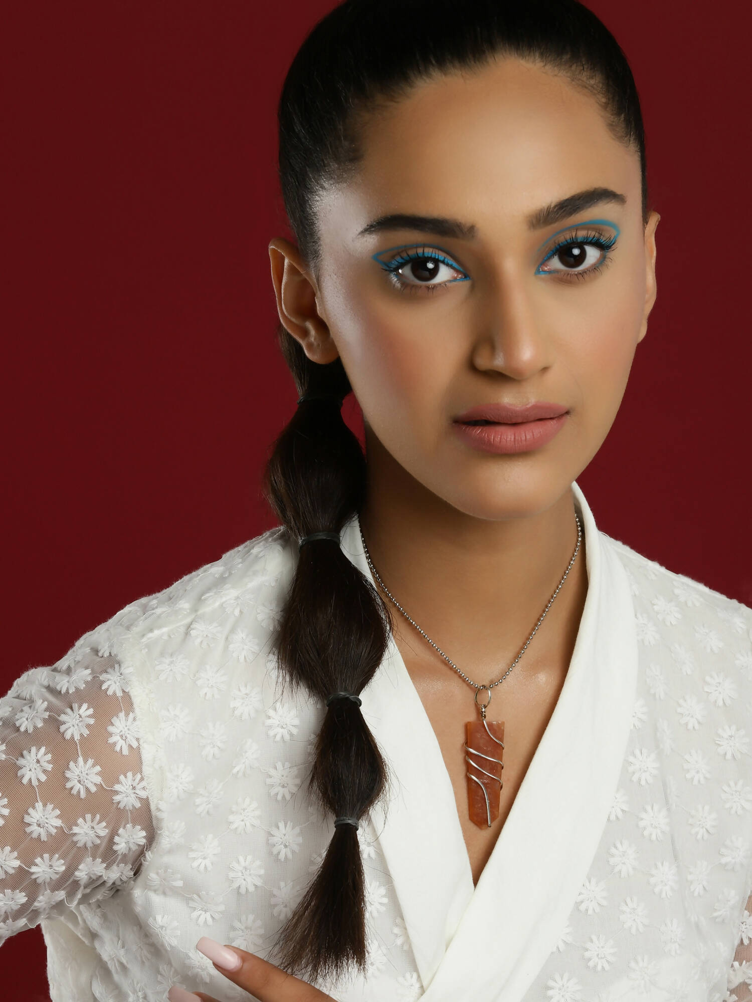 Women's Silver-Plated Chain - Ruby Raang | Swadesiicart