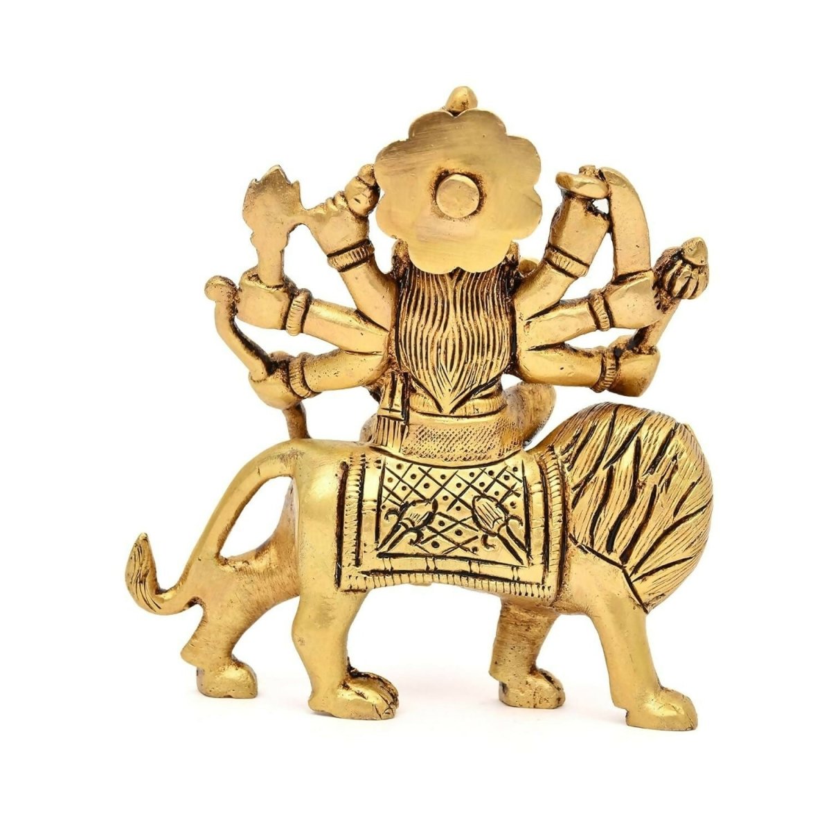 Aargkraf Brass Maa Durga Mata Rani Idol - Swadesiicart
