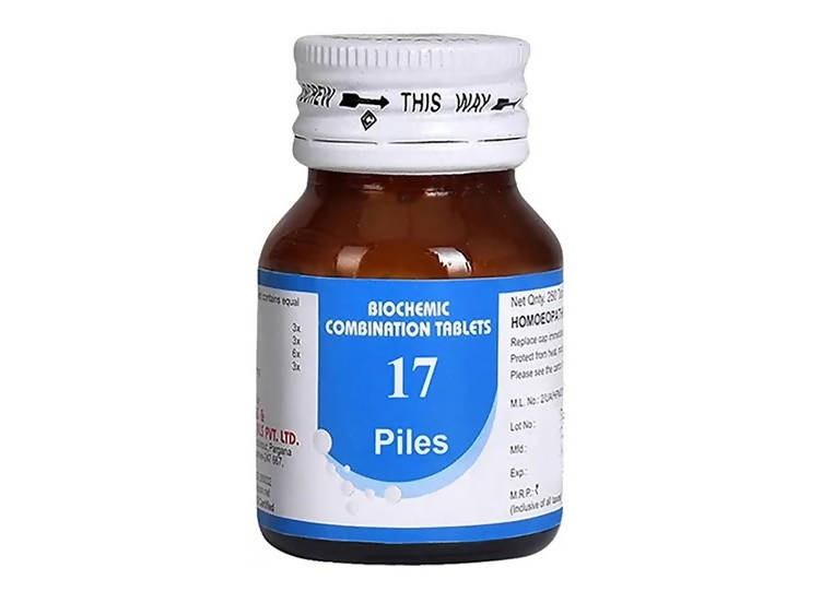 Bakson's Homeopathy Biochemic Combination 17 Tablets | Swadesiicart