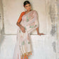 Vishnu Weaves Women's Orange Muga Cotton Woven Saree with Blouse - Swadesiicart