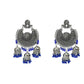 Mominos Fashion Johar Kamal Silver Jhumkas With Maang Tikka Earrings - Swadesiicart
