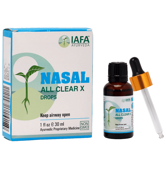 Iafa Ayuveda Nasal All Clear X Drop | Swadesiicart