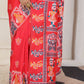Shree Shyam Fashion Silk Blend Red Saree