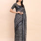 Shree Shyam Fashion Linen Cotton Black Saree
