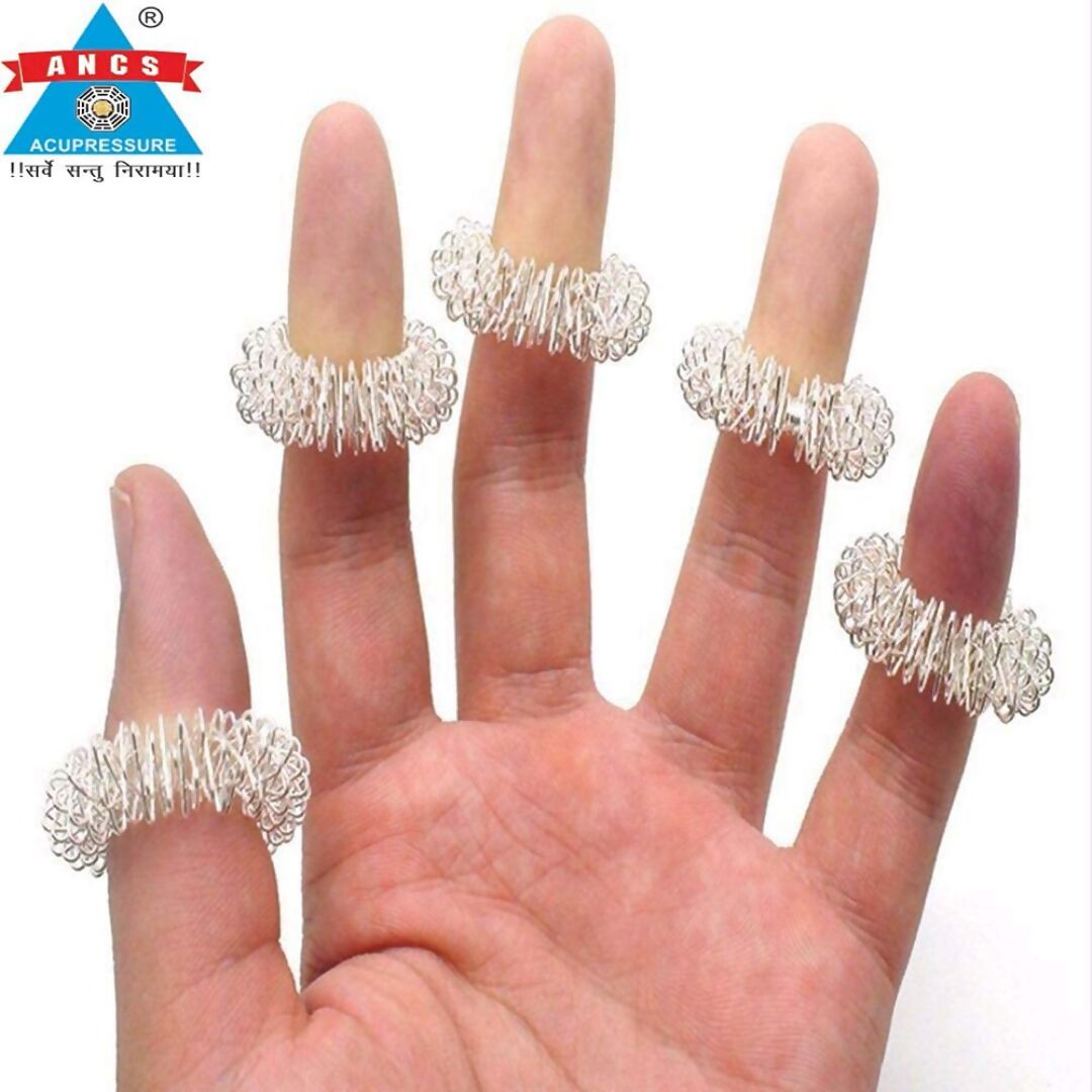ANCS Sujok Acupressure Finger Massage Ring Kit | Swadesiicart