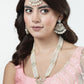 NVR Women's Gold-Polished Kundan-Studded Chandbali Earrings | Swadesiicart