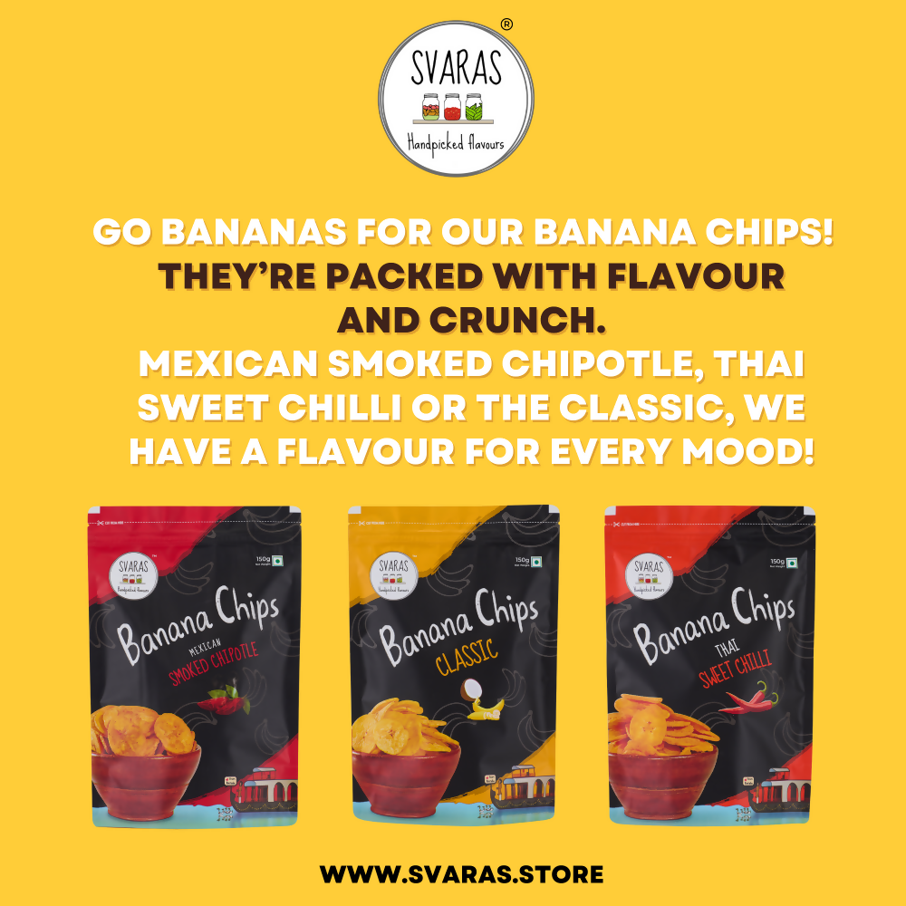 Svaras Kerala Banana Chips Thai Sweet Chilli - Swadesiicart
