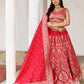 Joban Fashion Fuchsia Soft Pure Handloom Banarasi Silk Lehenga | Swadesiicart