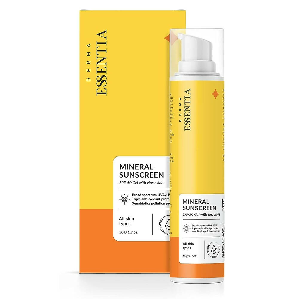Derma Essentia SPF 50 Mineral Sunscreen Gel | Swadesiicart