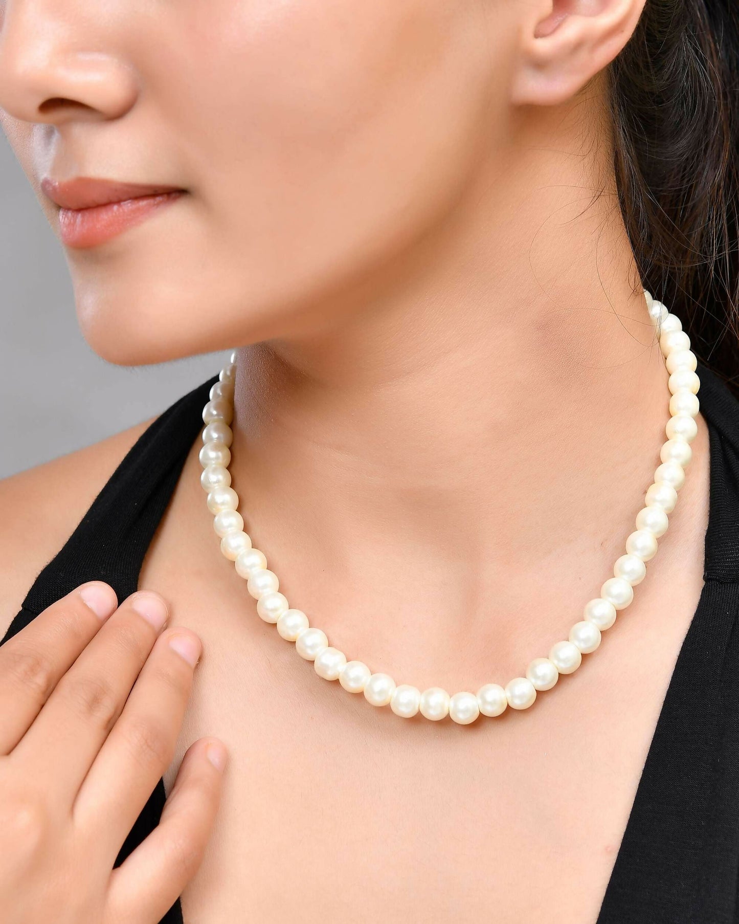 VOJ Pearl Beaded Necklace | Swadesiicart