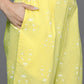 Ahalyaa Women's Traditional wear Kurta Set - Yellow | Swadesiicart