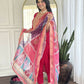 The52 Rani Gorgeous Embroidered Chanderi Silk Fabric Straight Kurta Pant with Dupatta Set - Swadesiicart