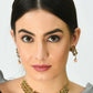 Mominos Fashion Johar Kamal Gold-Polished Brass Finish Stone/Pearls Choker For Women (Golden) | Swadesiicart