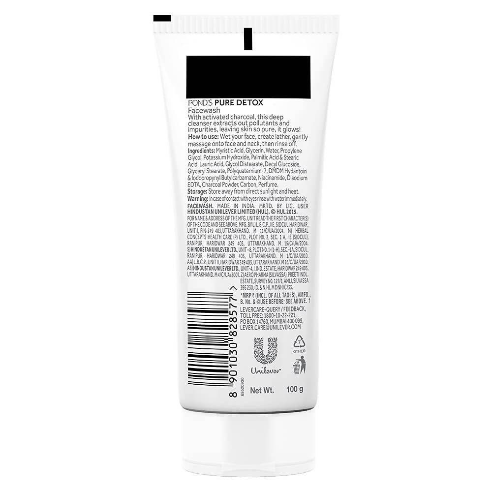 Ponds Pure Detox Anti-Pollution Purity Face Wash 100 gm