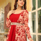 Janasya Maroon Georgette Solid Dress & Jacket | Swadesiicart