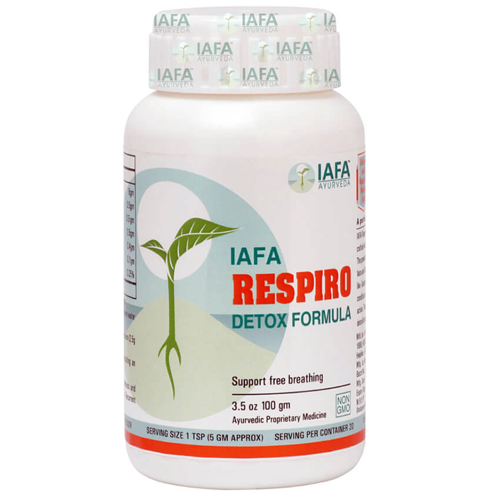 Iafa Ayuveda Respiratory Detox Formula | Swadesiicart