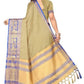 Vamika Banarasi Cotton Silk Weaving Brown Saree (DOCTOR MOR CHIKU) | Swadesiicart