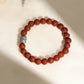 Red Jasper with Buddha Bracelet - Ruby Raang | Swadesiicart