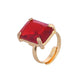 VOJ Women Gold Color stainless steel Ring - Swadesiicart