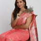 Shree Shyam Fashion Linen Cotton Peach Saree
