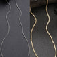 NVR Women's Set of 2 Silver & Gold Rhodium-Plated Minimal Chain | Swadesiicart