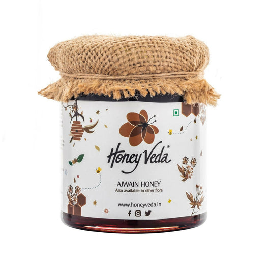HoneyVeda Premium Raw Ajwain Honey - Honeyveda