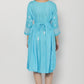 PAVONINE Firozi Color Burfi Design Embroidery Dress For Women | Swadesiicart