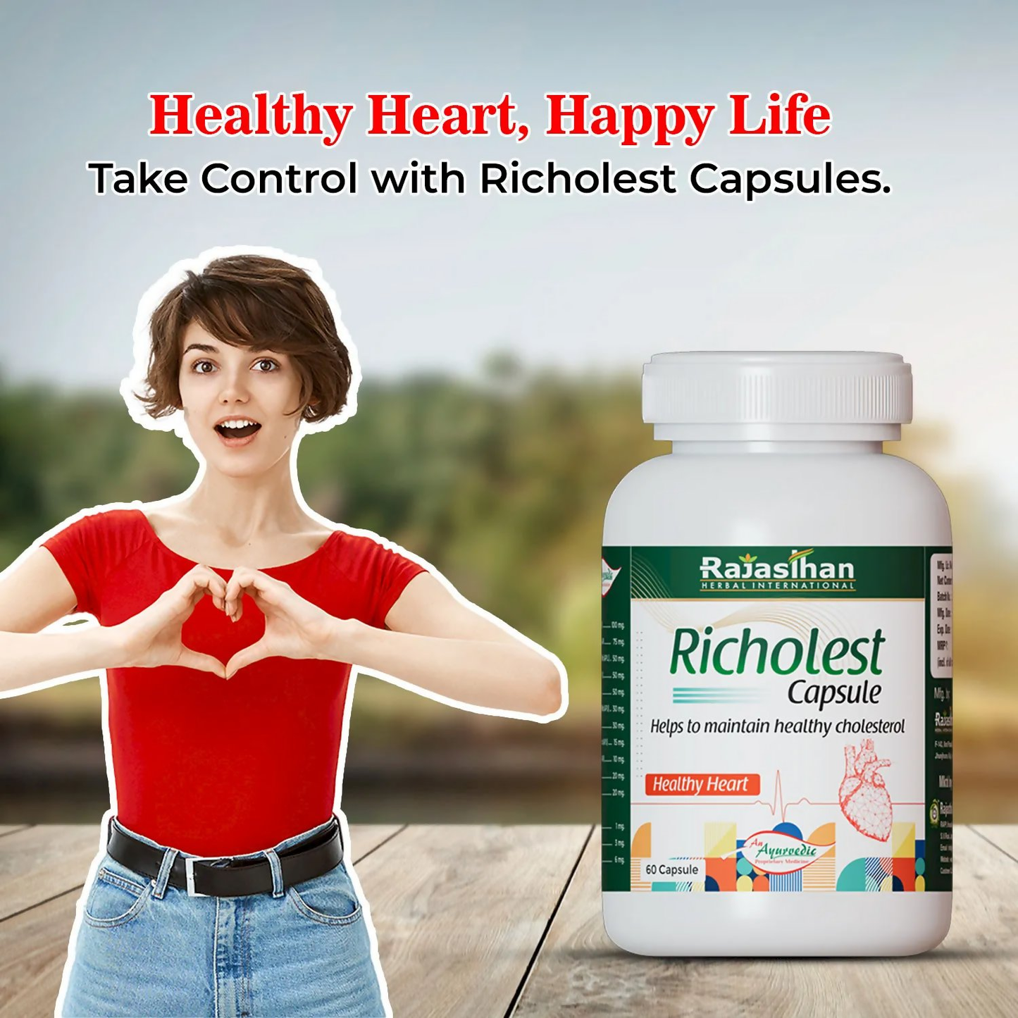 Rajasthan Herbals Richolest Capsules | Swadesiicart