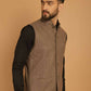 Even Apparels Pure Wool Nehru Jacket - Beige | Swadesiicart