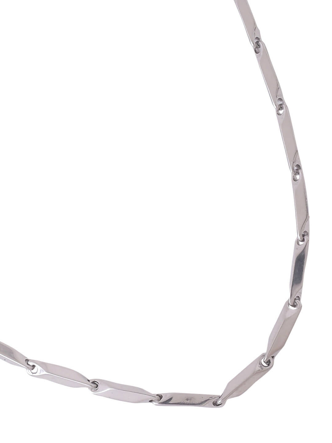 NVR Men Rhodium-Plated Stainless Steel Bohemian Chain | Swadesiicart