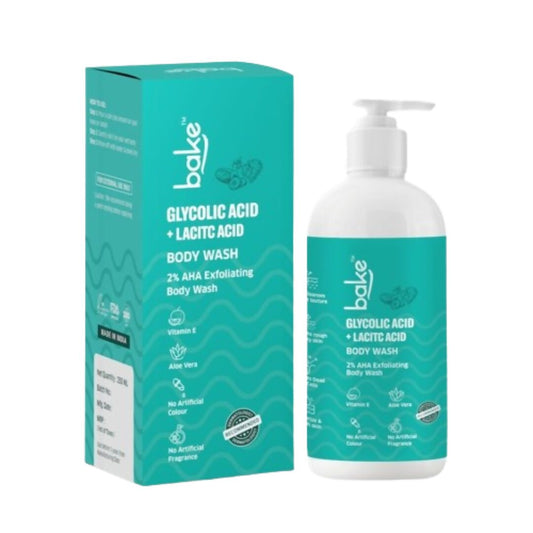 Bake 2% AHA Exfoliating Body Wash | Swadesiicart