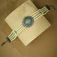 Nuyug Pearl Beaded Jade Stone Choker Necklace | Swadesiicart