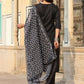Juniper Women's Black Silk Solid Embroidered Kurta Set | Swadesiicart