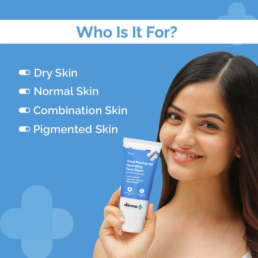 The Derma Co Snail Peptide 96 Hydrating Face Wash - Swadesiicart