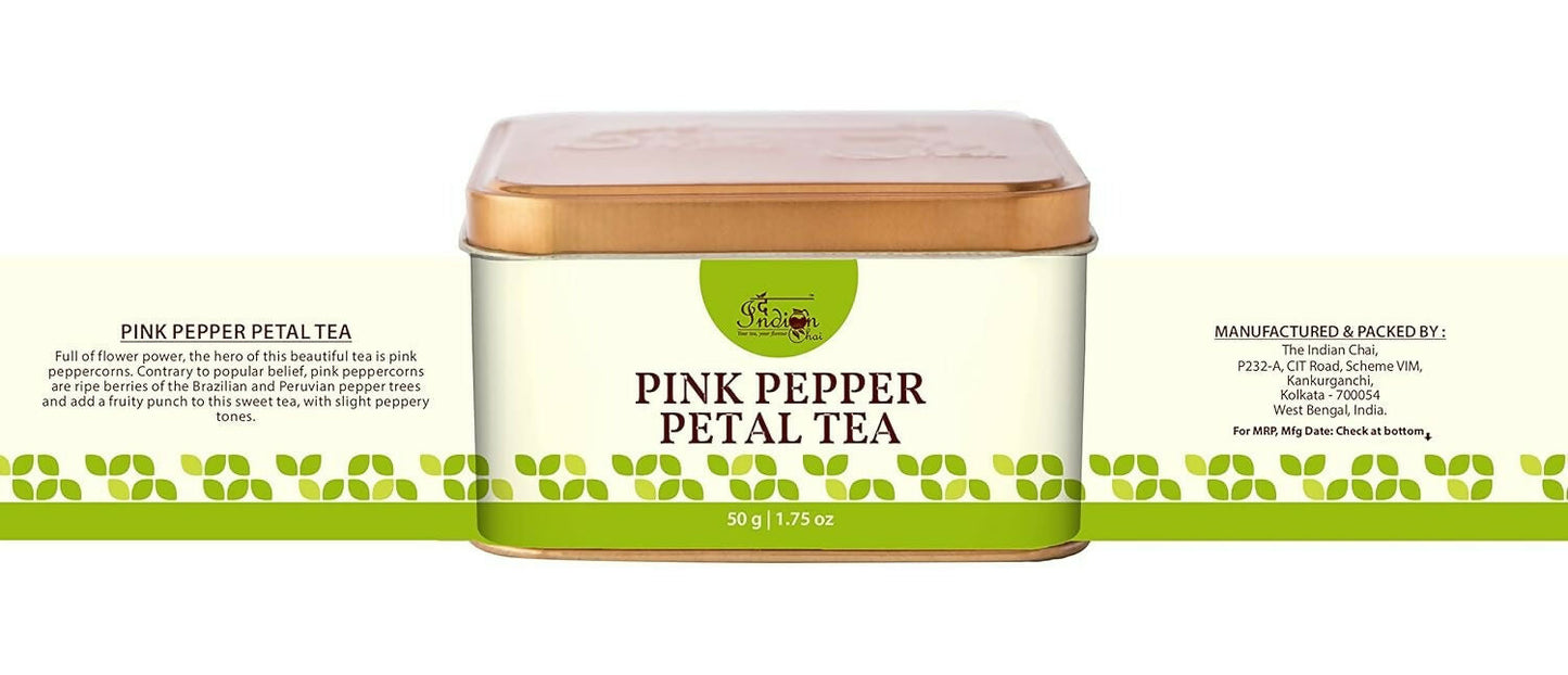 The Indian Chai – Pink Pepper Petal Tea | Swadesiicart