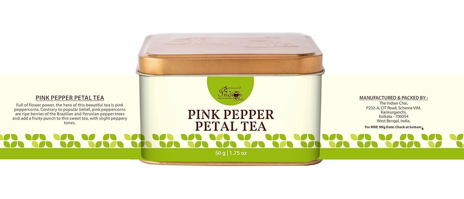 The Indian Chai – Pink Pepper Petal Tea | Swadesiicart