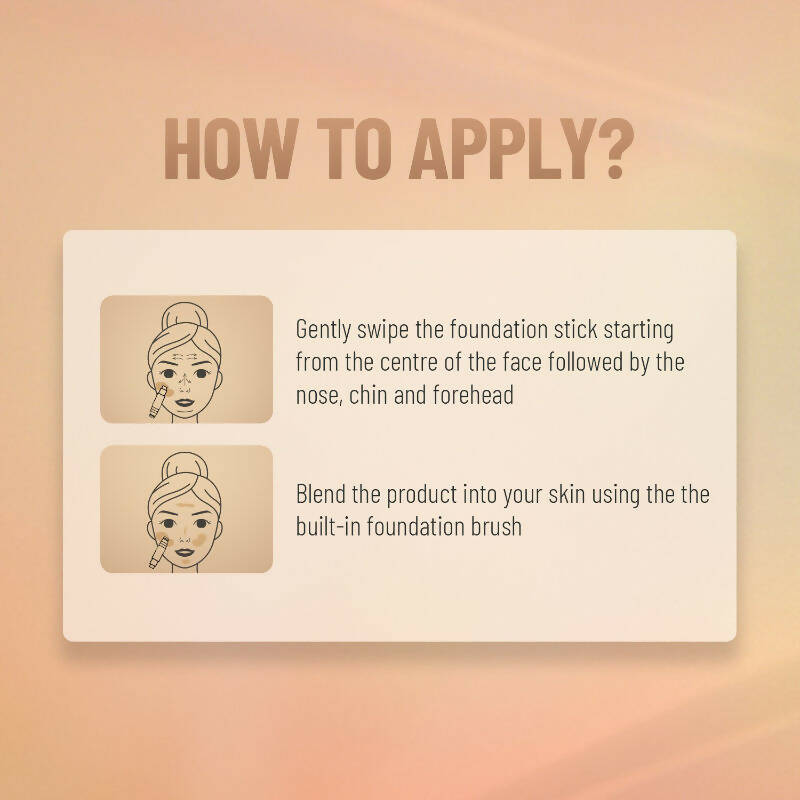 Swiss Beauty Cover & Blend Stick Foundation - 03 Shell Beige | Swadesiicart