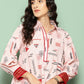 Ahalyaa Women's Traditional Wear Co-ods - Peach | Swadesiicart