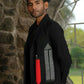 Statement Embroidered Black Co-Ord Set by Hilo Design - Swadesiicart