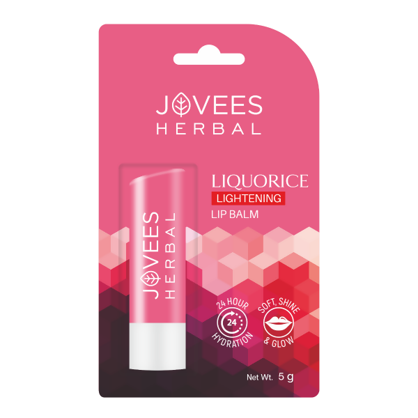 Jovees Liquorice Lip Lightening Gloss Lip Balm - Swadesiicart