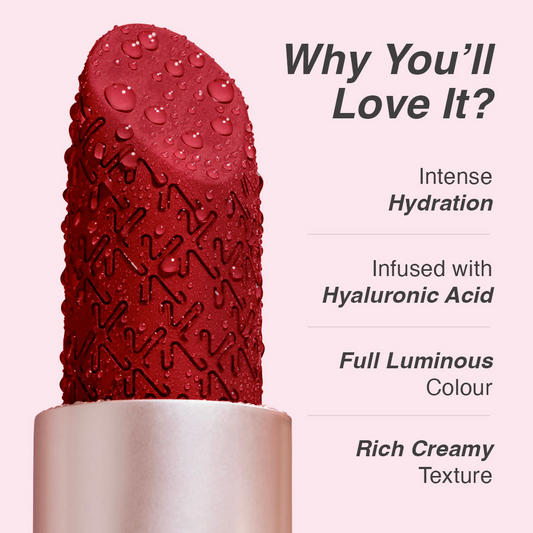Kay Beauty Hydra Crème Hydrating Full Coverage Lipstick with Hyaluronic Acid- Sage | Swadesiicart